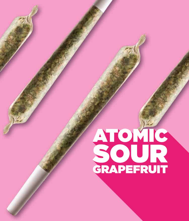 atomic sour grapefruit with pre-roll