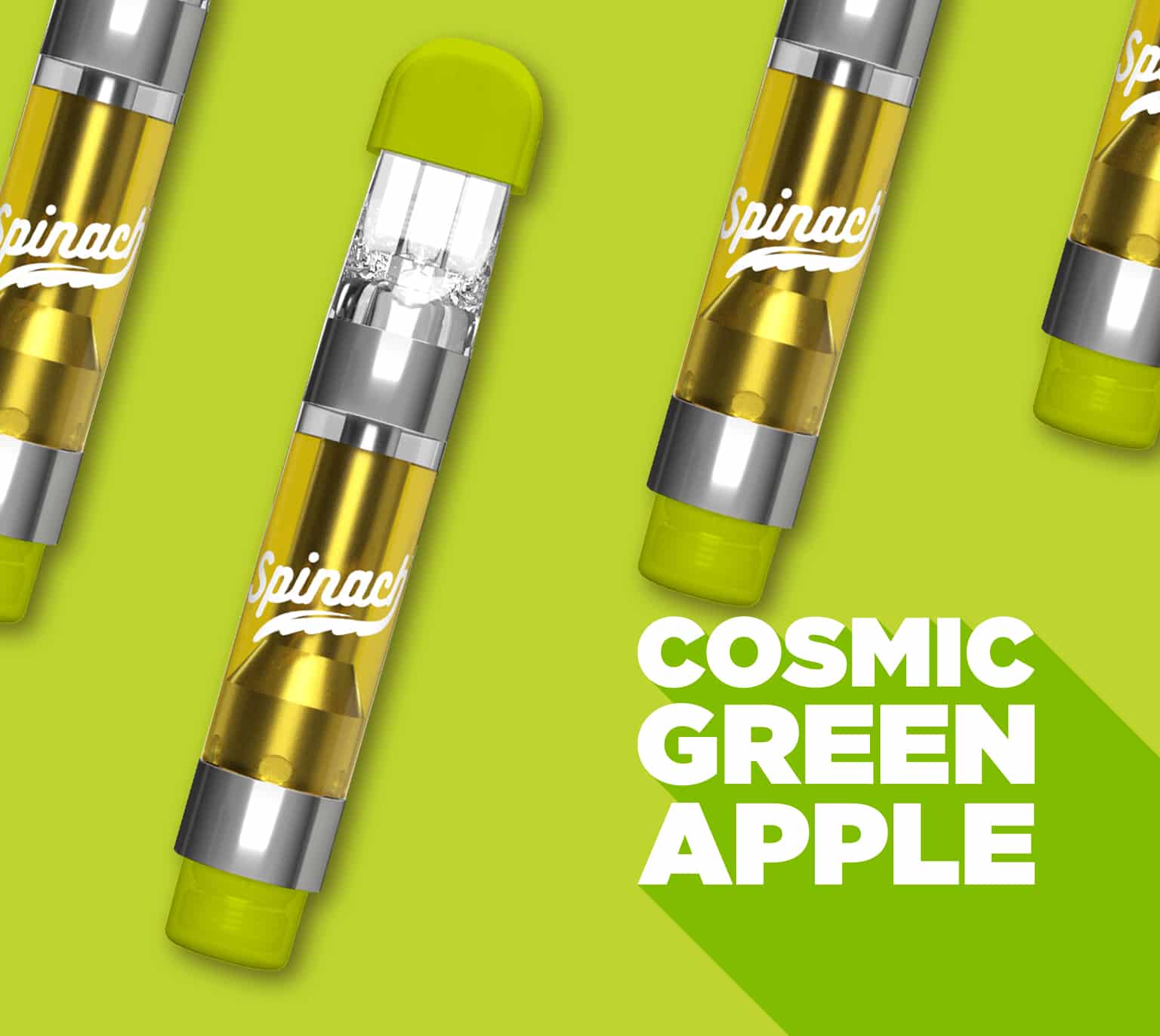Indica cosmic green apple with vape