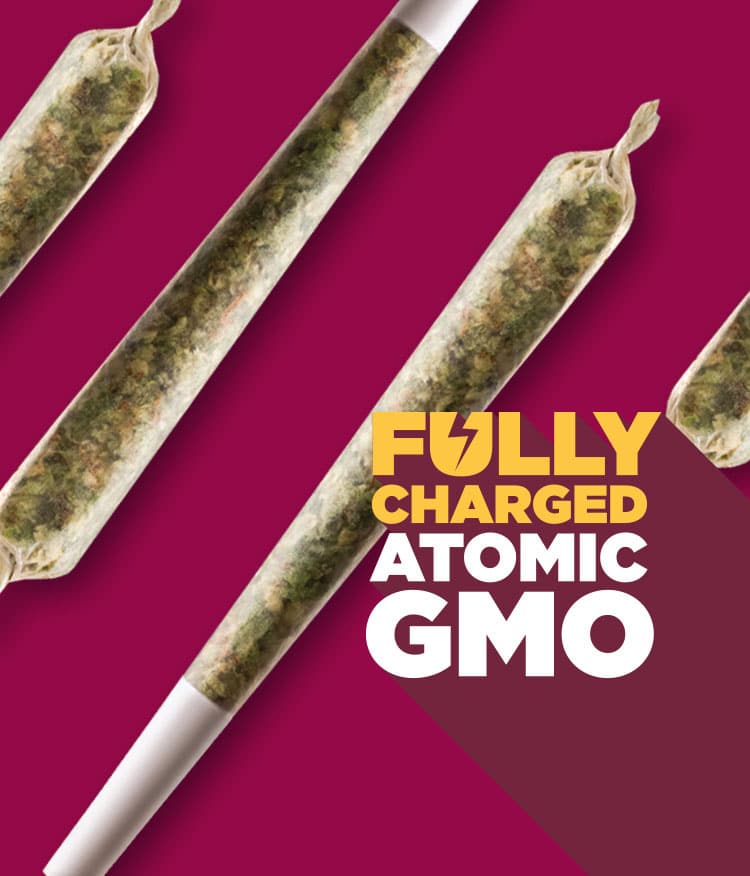 fully charged atomic gmo pre-roll
