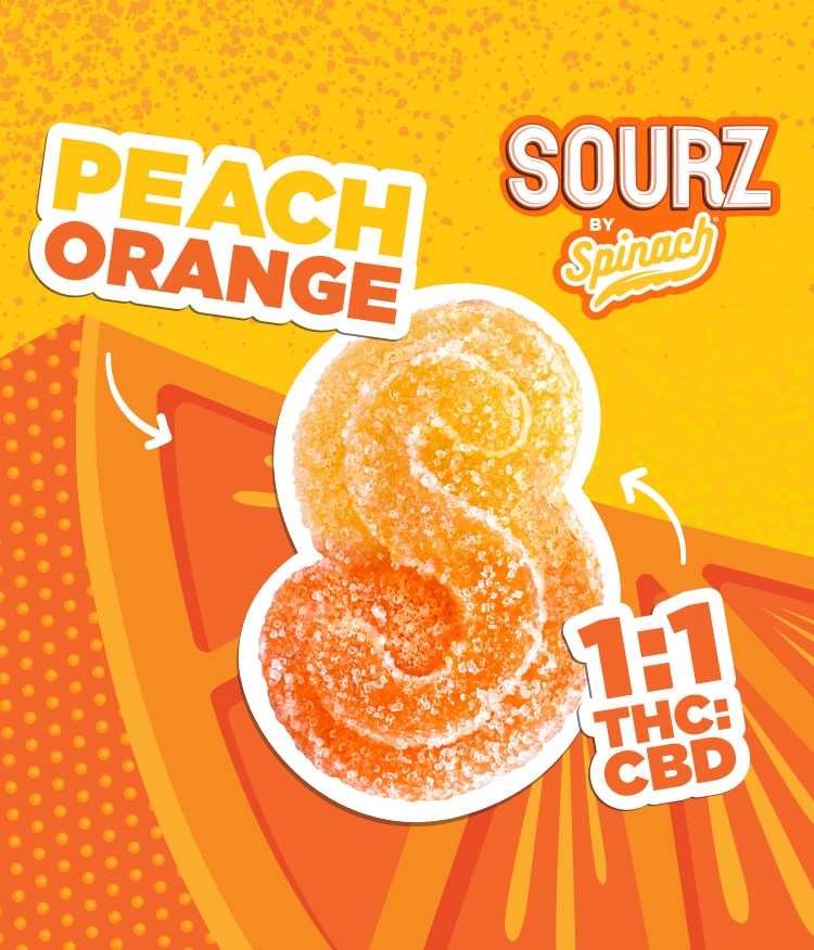 Peach Orange edible + Bold & Juicy